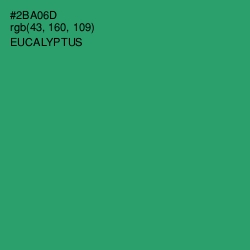 #2BA06D - Eucalyptus Color Image