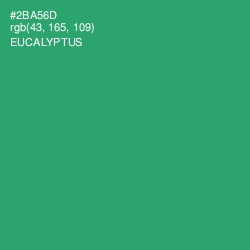 #2BA56D - Eucalyptus Color Image