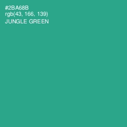 #2BA68B - Jungle Green Color Image