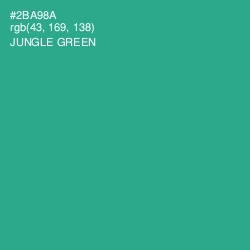 #2BA98A - Jungle Green Color Image