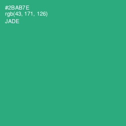#2BAB7E - Jade Color Image