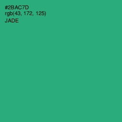 #2BAC7D - Jade Color Image
