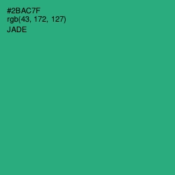 #2BAC7F - Jade Color Image