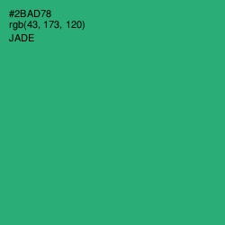 #2BAD78 - Jade Color Image