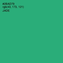 #2BAD79 - Jade Color Image