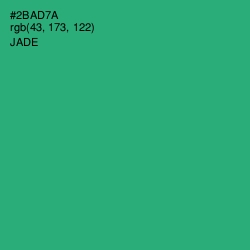 #2BAD7A - Jade Color Image