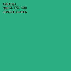 #2BAD81 - Jungle Green Color Image