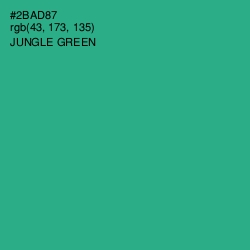 #2BAD87 - Jungle Green Color Image