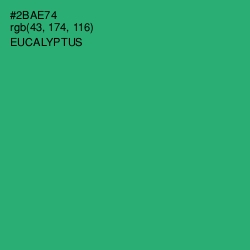 #2BAE74 - Eucalyptus Color Image