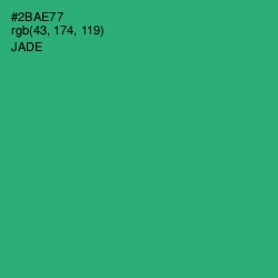 #2BAE77 - Jade Color Image