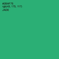 #2BAF75 - Jade Color Image