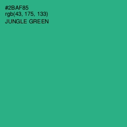 #2BAF85 - Jungle Green Color Image