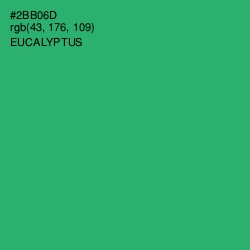 #2BB06D - Eucalyptus Color Image
