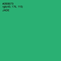 #2BB073 - Jade Color Image