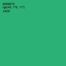 #2BB075 - Jade Color Image