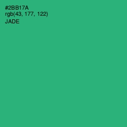 #2BB17A - Jade Color Image