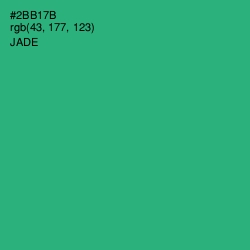 #2BB17B - Jade Color Image