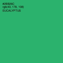 #2BB26C - Eucalyptus Color Image