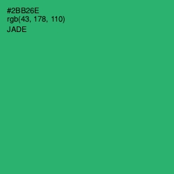 #2BB26E - Jade Color Image