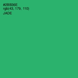#2BB36E - Jade Color Image