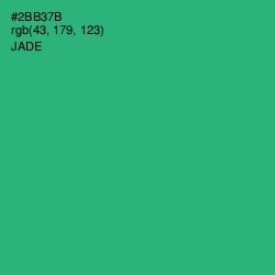 #2BB37B - Jade Color Image
