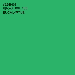 #2BB469 - Eucalyptus Color Image