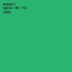 #2BB471 - Jade Color Image