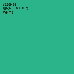 #2BB489 - Jungle Green Color Image
