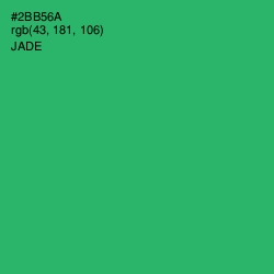#2BB56A - Jade Color Image