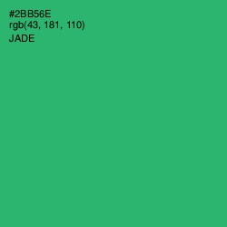 #2BB56E - Jade Color Image