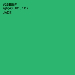 #2BB56F - Jade Color Image