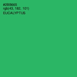 #2BB665 - Eucalyptus Color Image