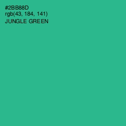 #2BB88D - Jungle Green Color Image