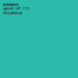 #2BBBAB - Pelorous Color Image