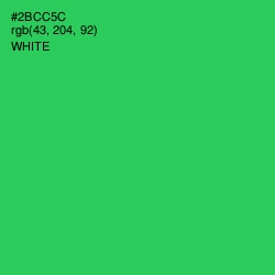 #2BCC5C - Malachite Color Image