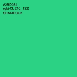 #2BD284 - Shamrock Color Image