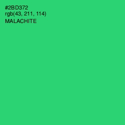 #2BD372 - Malachite Color Image