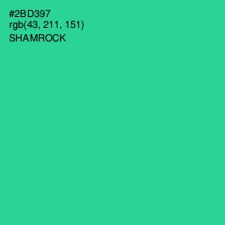 #2BD397 - Shamrock Color Image