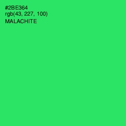 #2BE364 - Malachite Color Image