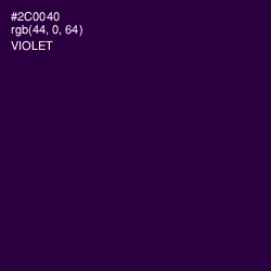 #2C0040 - Violet Color Image