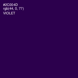 #2C004D - Violet Color Image