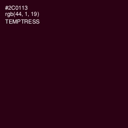 #2C0113 - Temptress Color Image