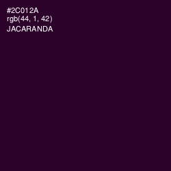 #2C012A - Jacaranda Color Image