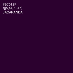 #2C012F - Jacaranda Color Image