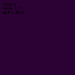 #2C0133 - Mardi Gras Color Image