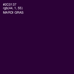 #2C0137 - Mardi Gras Color Image