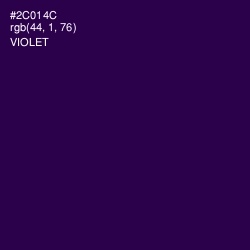 #2C014C - Violet Color Image