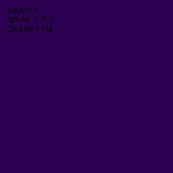 #2C0151 - Cherry Pie Color Image