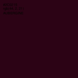 #2C0215 - Aubergine Color Image