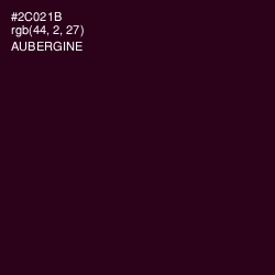 #2C021B - Aubergine Color Image